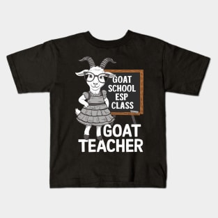 Goat Teacher Kids T-Shirt